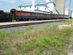 Switcher and ex-ICRR cars at Delaware Ohio